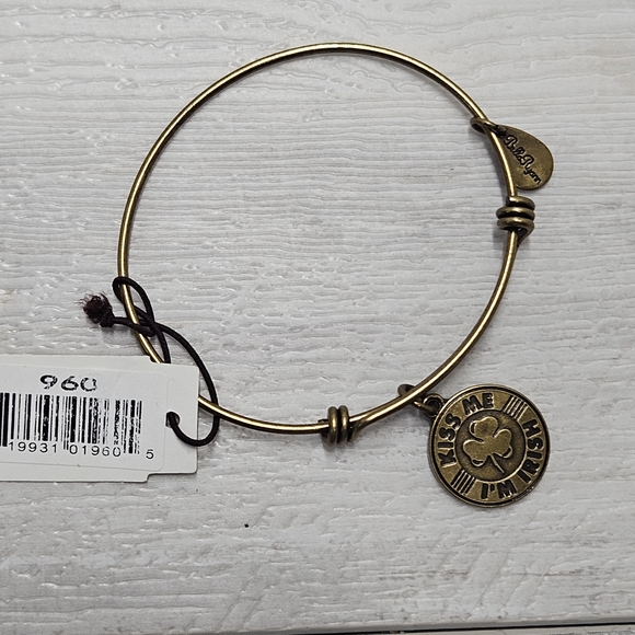 Bella Ryann Bangle Charm Bracelet Kiss Me I'm Irish - Picture 1 of 2